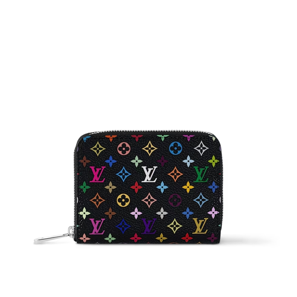 Thumbnail-13-10.jpg Louis Vuitton X Murakami Zippy Coin Purse Black 11Cm M13409 - Image 1
