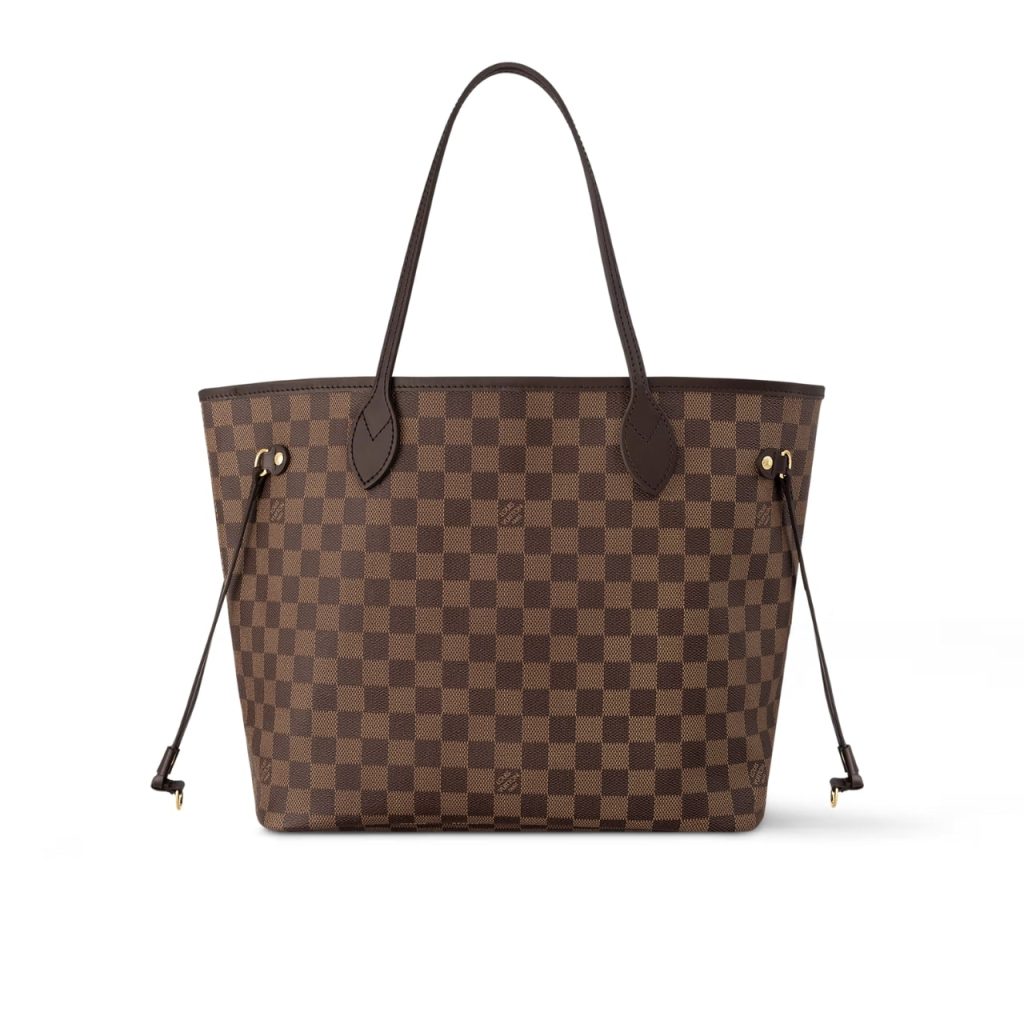 Louis Vuitton Neverfull MM Damier Ebene Cerise Red And Brown 32Cm N40599 - Image 2