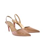 Christian Louboutin Apostropha Sling 80 Nappa Leather Beige 1240830N295