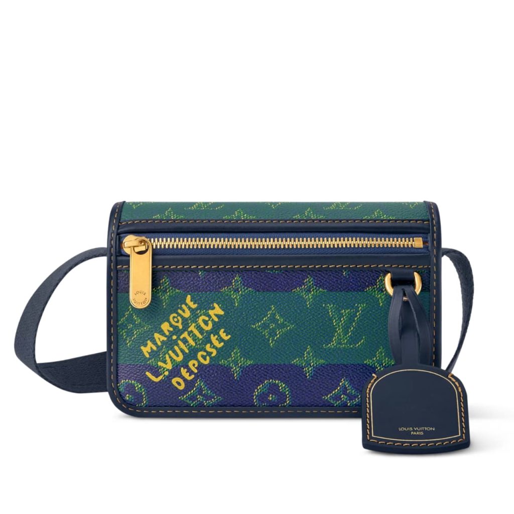 Louis Vuitton Bosphore Wearable Wallet Blue Stripes 19cm M15173 - Image 2