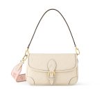 Louis Vuitton Diane Monogram Empreinte Leather White 24Cm M46388