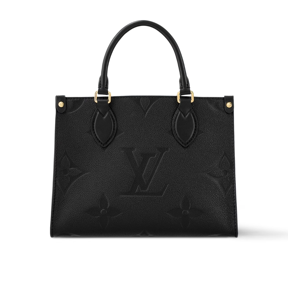 Thumbnail-16-1.jpg Louis Vuitton Onthego PM Monogram Empreinte Leather Tote Bag Black 25cm M45653 - Image 1