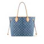 Louis Vuitton Neverfull MM Bag Denim Blue 31Cm M13192