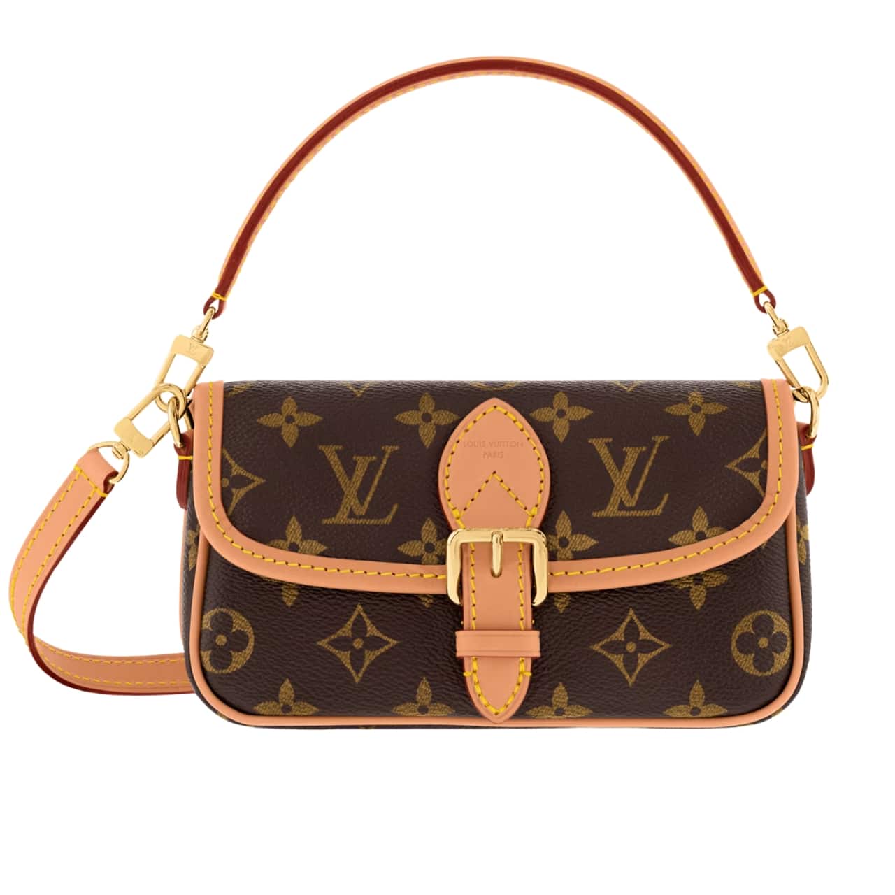 Thumbnail-17-4-1.jpg Louis Vuitton Nano Diane Bag Brown 18Cm M83298 - Image 1