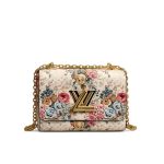 Louis Vuitton Twist MM Epi Floral Beige 23Cm