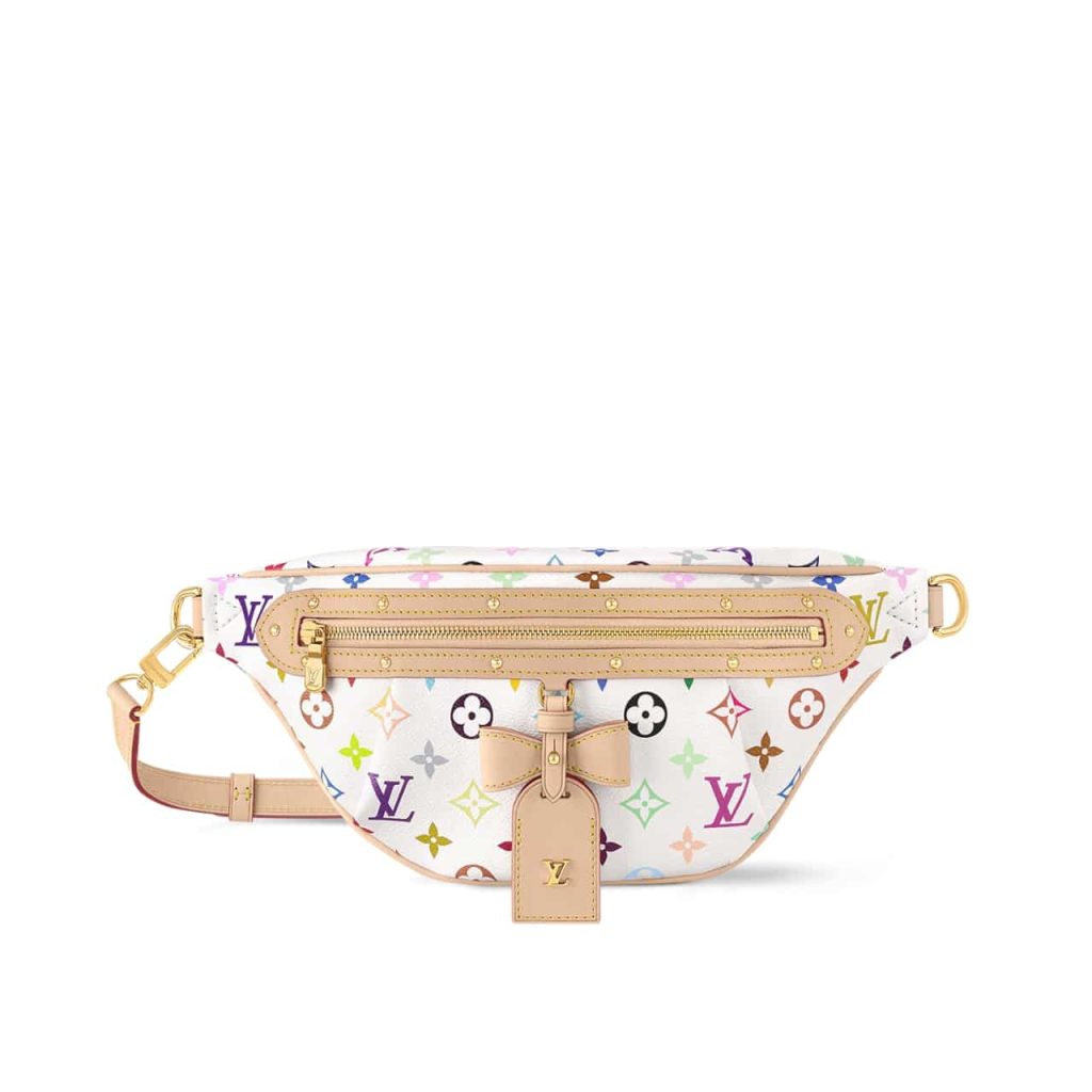 Louis Vuitton X Takashi Murakami High Rise White Multicolored 38cm M13660 - Image 2