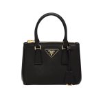 Prada Galleria Saffiano Leather Mini Bag Black 20Cm 1Ba906 Nzv F0002 V Eom