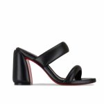Christian Louboutin Inflama Sab Black Leather Sandal 1230780B439 - Image 7