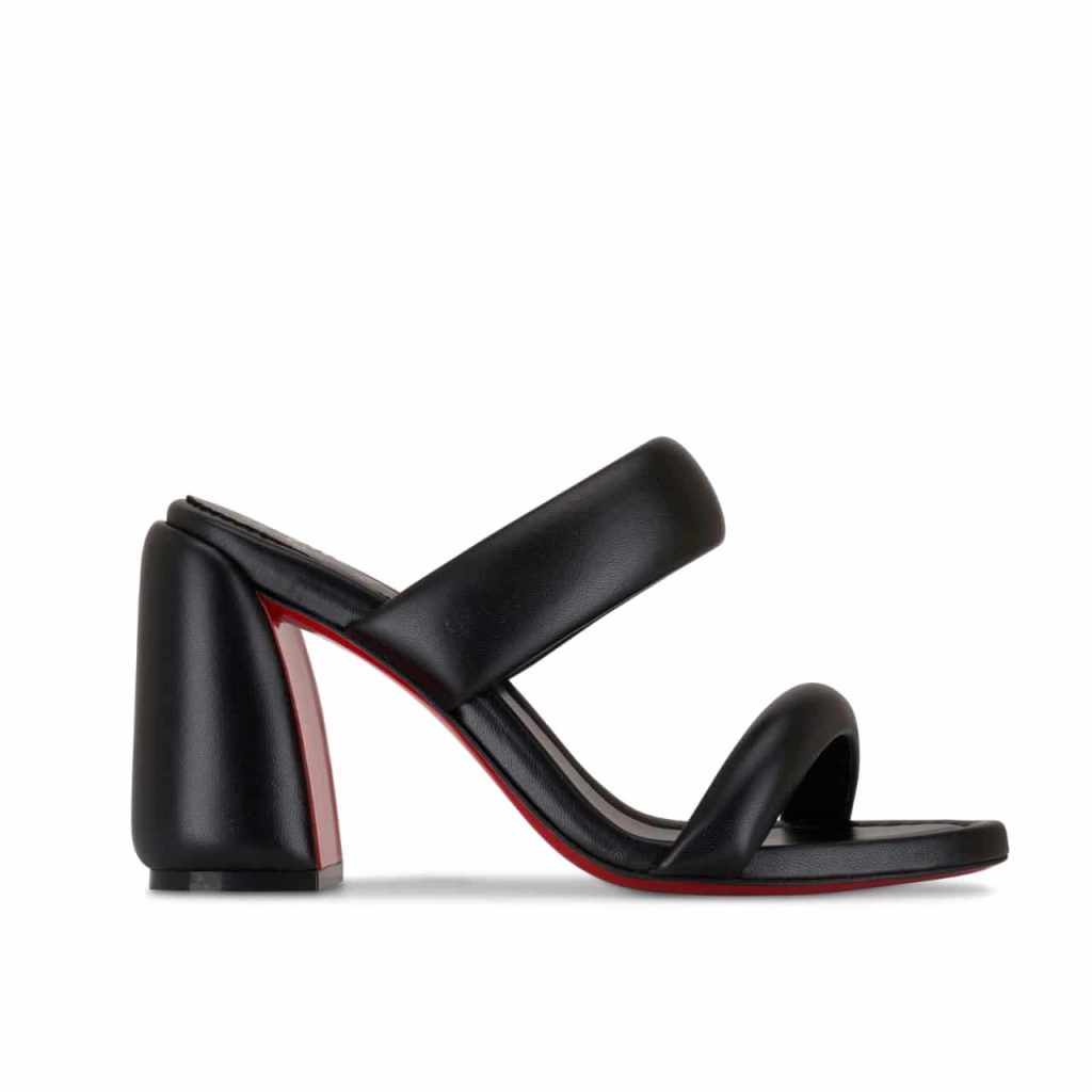 Christian Louboutin Inflama Sab Black Leather Sandal 1230780B439 - Image 2
