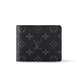 Louis Vuitton Multiple Wallet Monogram Eclipse Black 11cm M61695