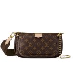 Louis Vuitton Multi Pochette Accessoires Monogram Canvas Brown 24Cm