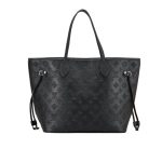 Louis Vuitton Neverfull MM Monogram Empreinte Leather Black 31cm
