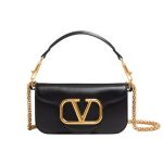 Valentino Locò Small Shoulder Bag In Black 7W2B0K53ZXL 0NO