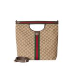 Gucci Giglio Large Tote Bag Beige And Brown GG Canvas 36Cm 865452 FAFZE 9871