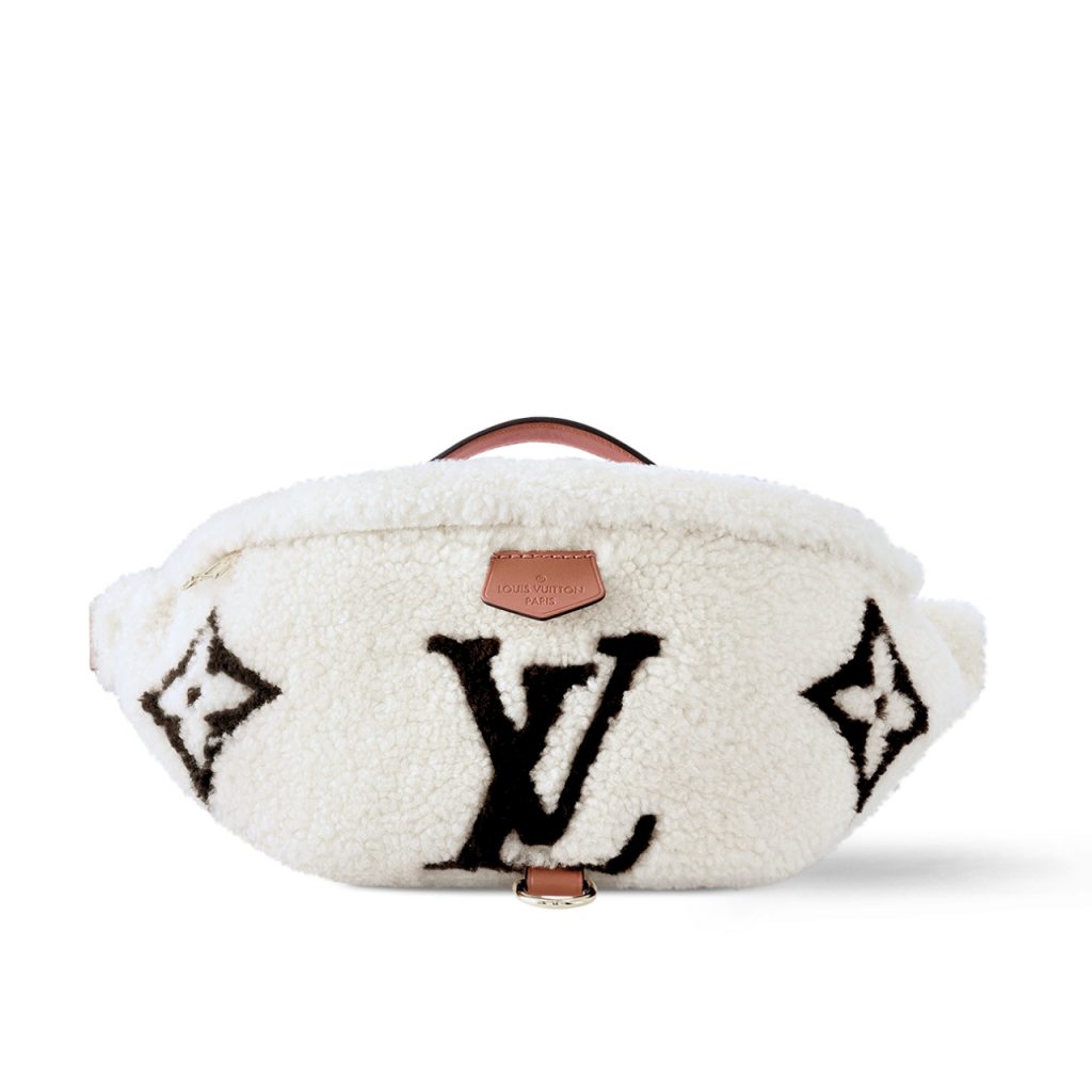 Louis Vuitton Bumbag Monogram Teddy Fleece White 37Cm M23715 - Image 2