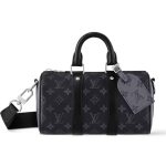 Louis Vuitton Keepall Bandoulière 25 Monogram Eclipse Black 24cm M46271