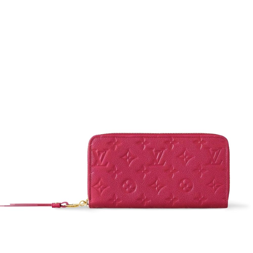 Thumbnail-32-1.jpg Louis Vuitton Zippy Wallet Monogram Dark Pink 19Cm M83639 - Image 1