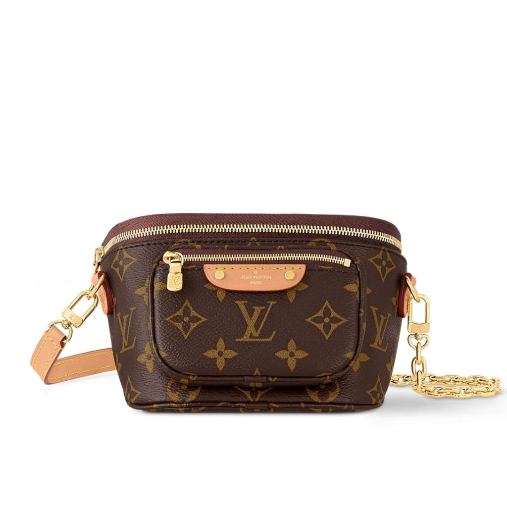 Louis Vuitton Mini Bumbag Bag Monogram Canvas 17Cm M82335 - Image 2