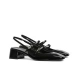 Gucci Women Pump With Double G Black Leather 832474 Bnc80 1000