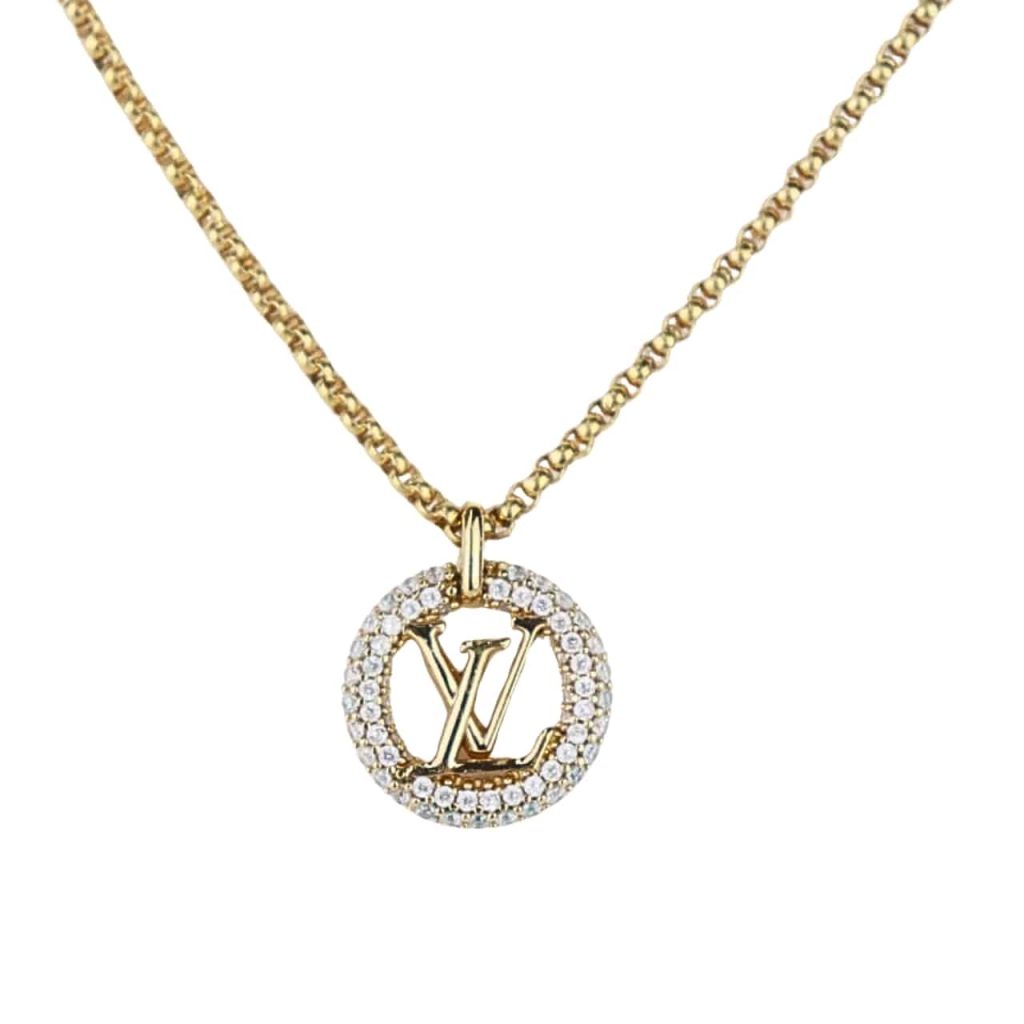 Louis Vuitton Louise By Night Necklace Gold M00759 - Image 2