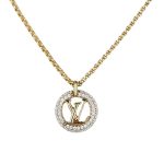 Louis Vuitton Louise By Night Necklace Gold M00759