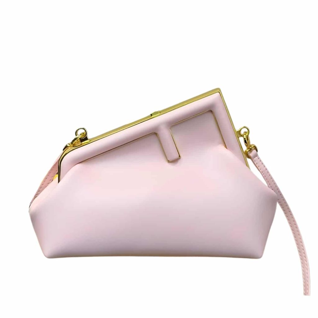 Fendi First Small Nappa Leather Bag Pink 23Cm 8Bp129Abvef1Ba9 - Image 2