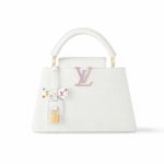 Louis Vuitton X Takashi Murakami Capucines Mini White 21Cm M13253