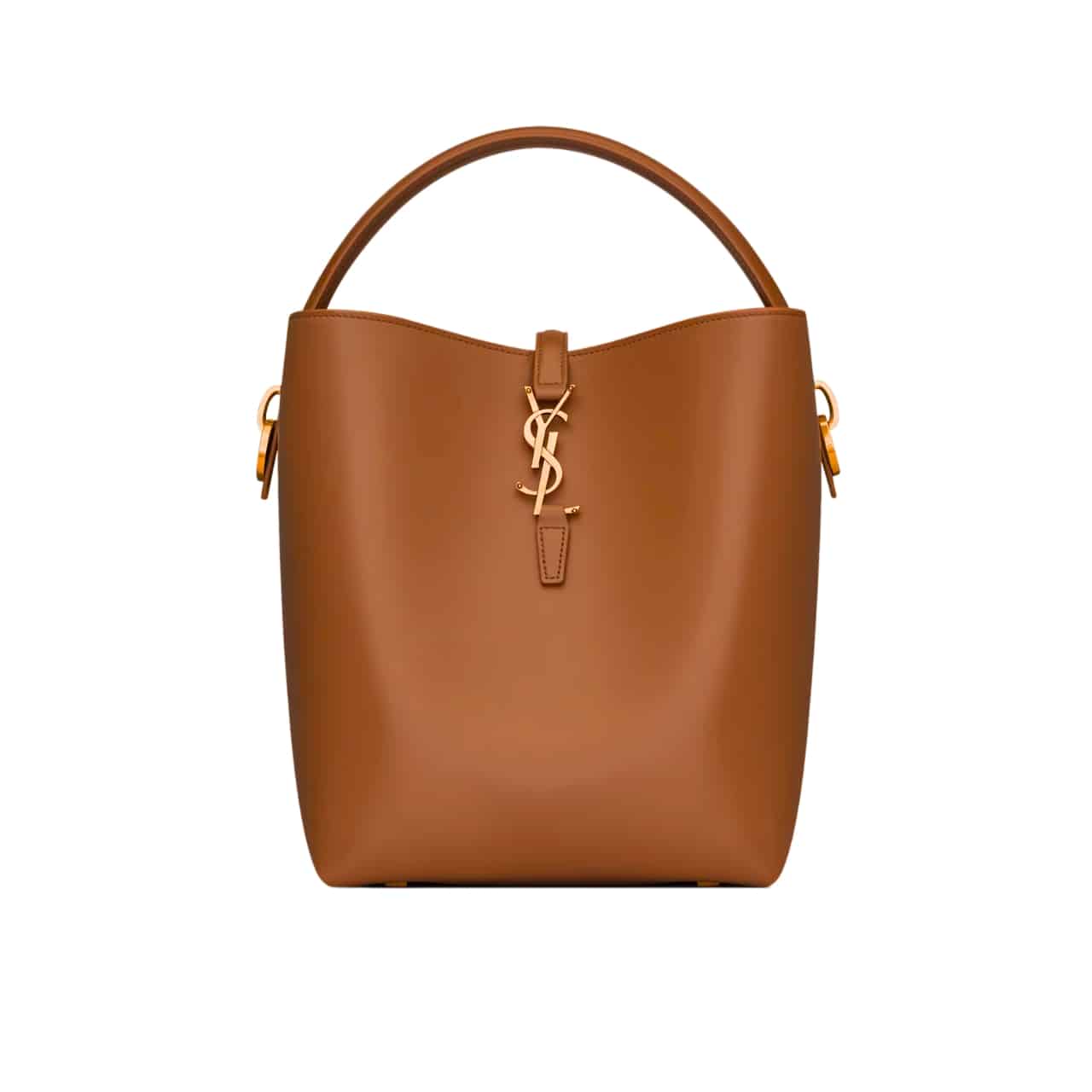 Thumbnail-47.jpg Saint Laurent Le 37 In Shiny Leather Brown 25Cm - Image 1