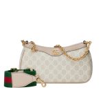 Gucci Ophidia Small Shoulder Bag Beige And White 25Cm 735132 Uulag 9682