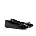Gucci Women Ballet Flat With Double G Black Leather ‎835805 Bnc80 1000 - Image 10