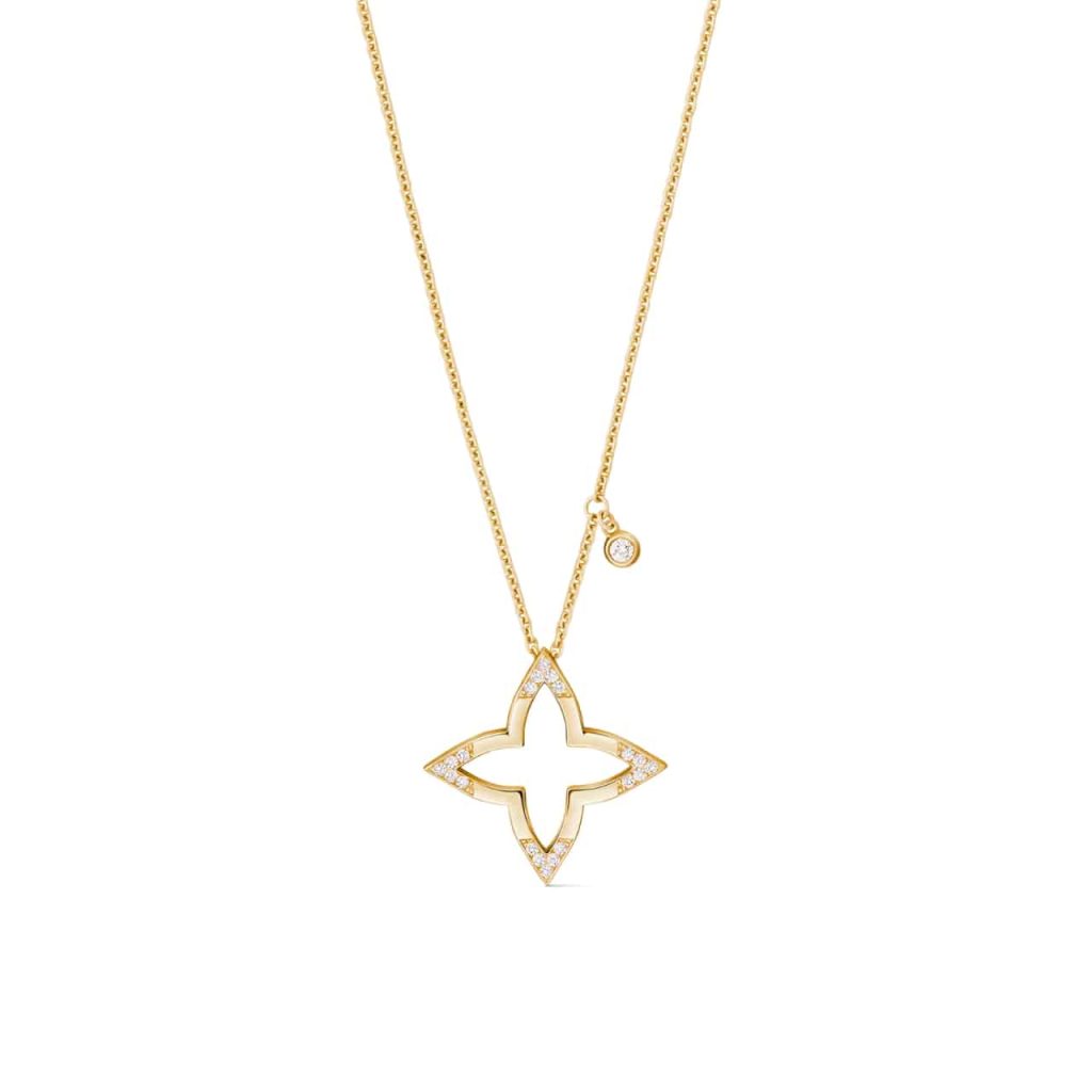 Louis Vuitton Ombre Blossom Pendant Yellow Gold And Diamonds Q03083 - Image 2