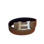 Hermes Belt Togo Swift Silver Buckle Brown 24Mm - Image 6