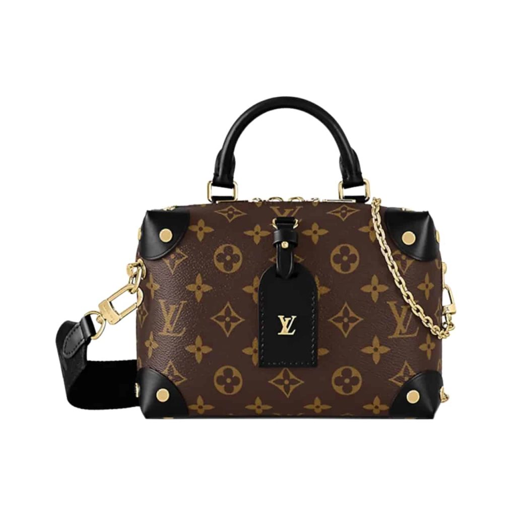 Louis Vuitton Petite Malle Souple Monogram Bag Brown 20cm M45571 - Image 2