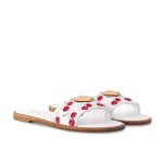 Louis Vuitton X Takashi Murakami Lily Flat Mule White 1Ahm43 - Image 10