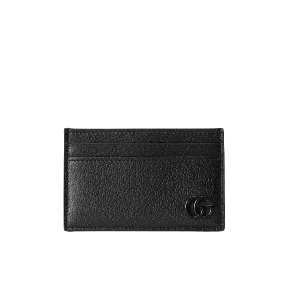 Gucci GG Marmont Card Case Black Leather 10Cm ‎657588 1T56F 1000 - Image 2