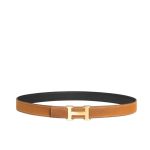Hermes Mini H Belt Bucket And Reversible Leather Strap Black Brown 24Mm H079645Cc06 - Image 7