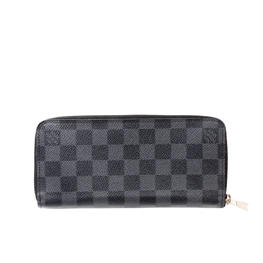 Louis Vuitton Zippy Wallet Damier Canvas Black 20Cm N00056 - Image 2