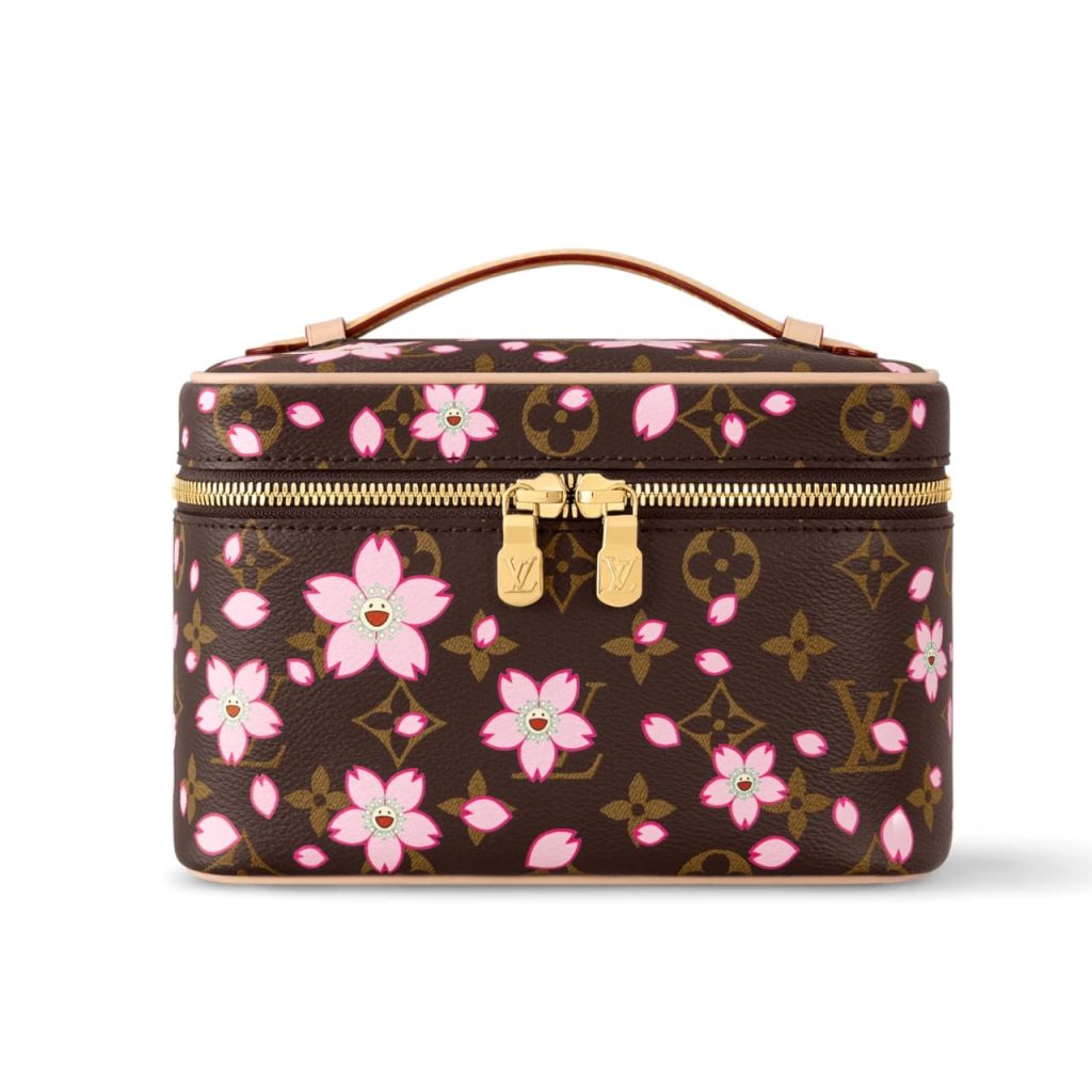 Louis Vuitton x Takashi Murakami Nice Mini Sakura Brown 20cm M14181 - Image 2