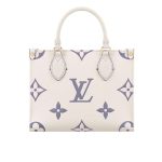 Louis Vuitton Onthego PM Dove White 25Cm