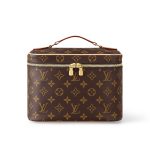 Louis Vuitton Nice BB Monogram Canvas Vanity Case Brown 24cm M42265