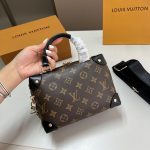 Louis Vuitton Petite Malle Souple Monogram Bag Brown 20cm M45571 - Image 6
