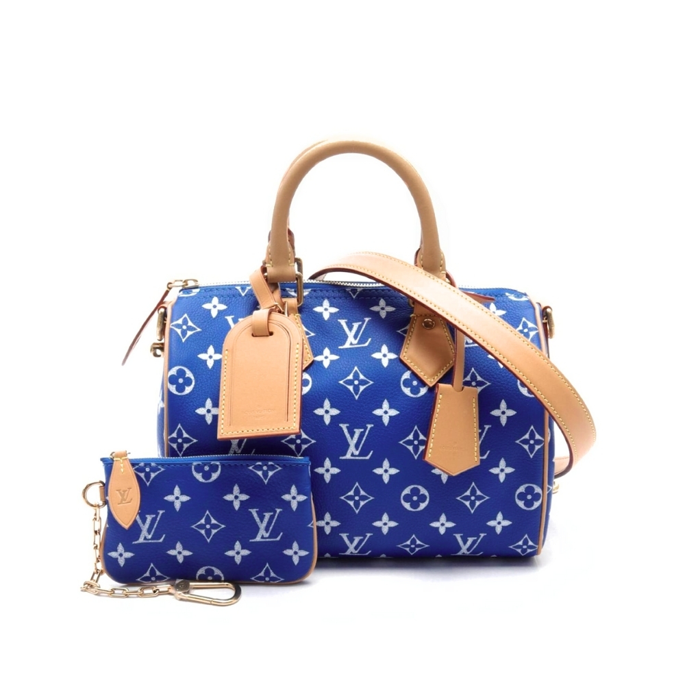Thumbnail-9-8.jpg Louis Vuitton Speedy P9 Bandoulière 30 Blue 30Cm M24424 - Image 1