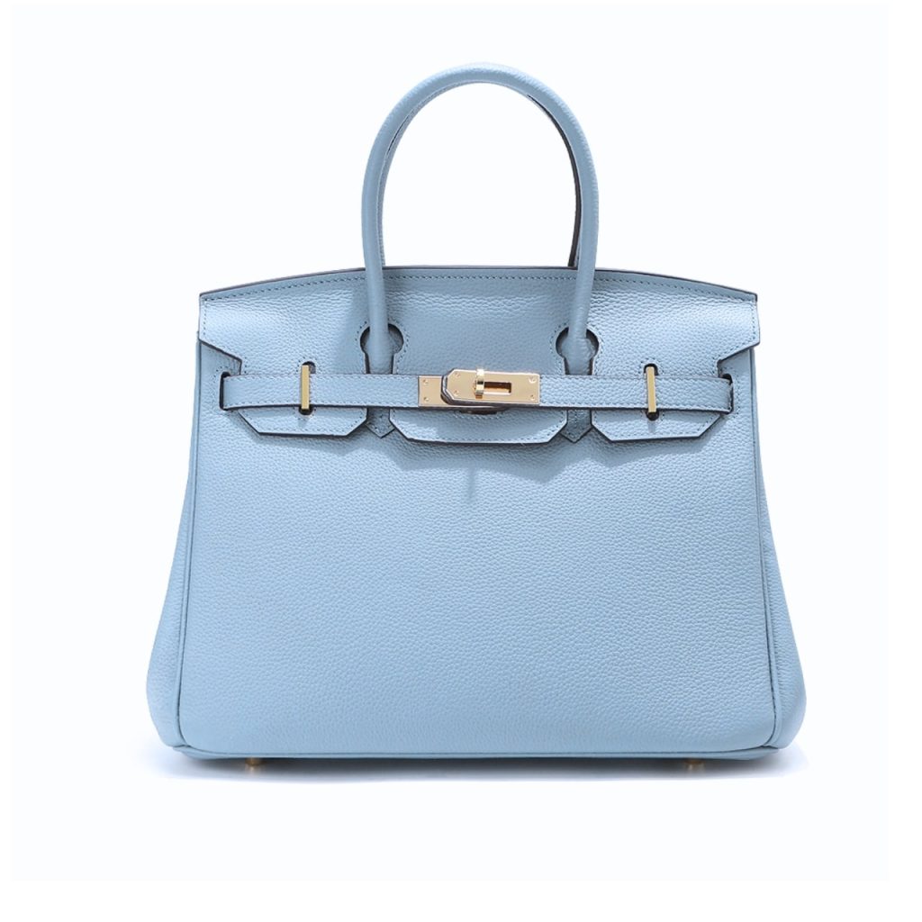 Hermes Birkin 35 Togo Leather Gold Hardware Blue 35Cm - Image 2