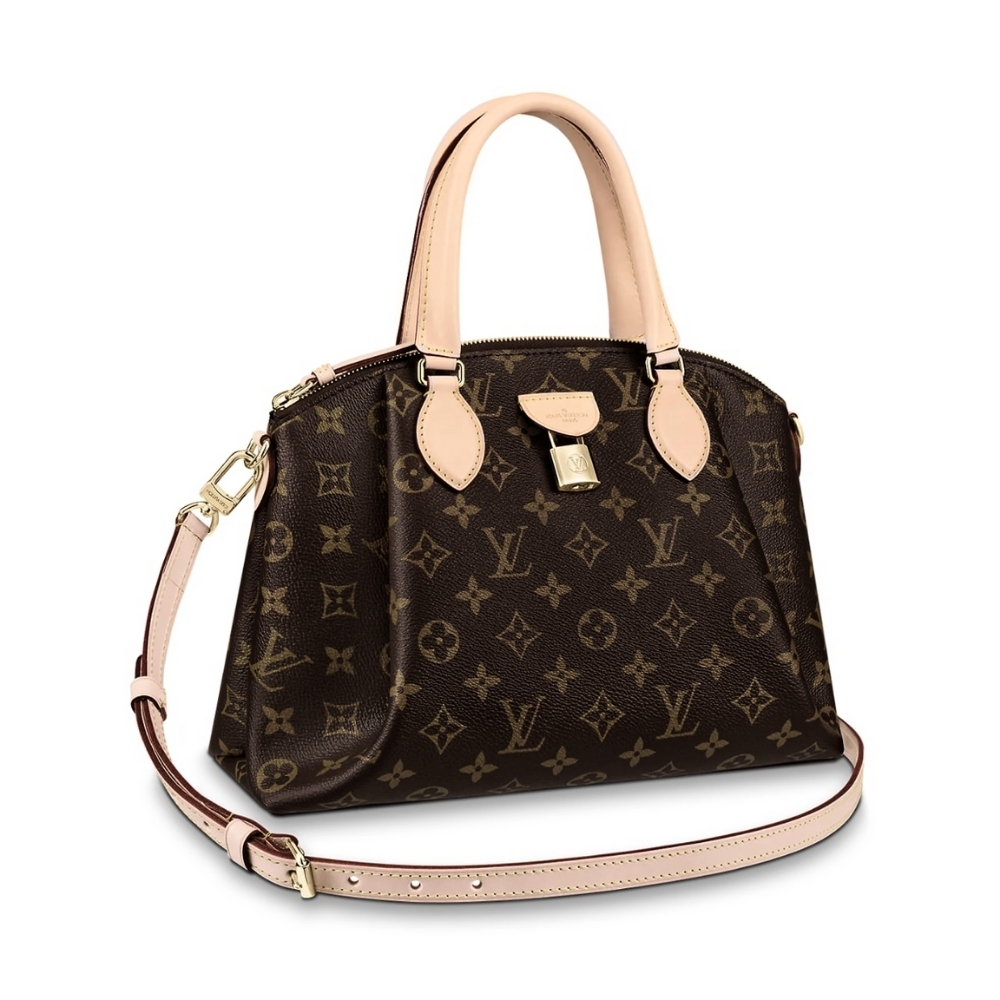 Thumbnails-Emlina.jpg Louis Vuitton Rivoli PM Monogram Canvas Handle Bag Brown 25cm M44543 - Image 1