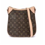 Louis Vuitton Odéon PM Monogram Canvas Shoulder Bag Brown 29cm