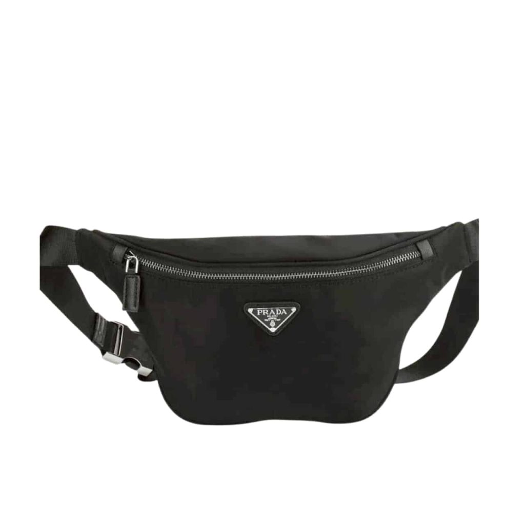 Prada Nylon Belt Bag Black 30cm - Image 2
