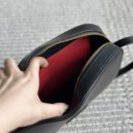 Valentino Vlogo Walk Leather Crossbody Bag Black 25Cm - Image 9