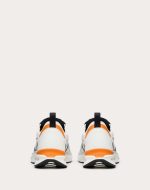 VALENTINO VLOGO EASYJOG LOW-TOP SNEAKER IN CALFSKIN AND FABRIC - Image 3