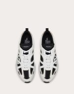 VALENTINO VLOGO EASYJOG LOW-TOP SNEAKER IN CALFSKIN AND FABRIC - Image 4