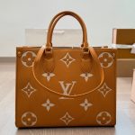 Louis Vuitton Onthego MM Tote Bag Orange 35Cm M45982 - Image 3